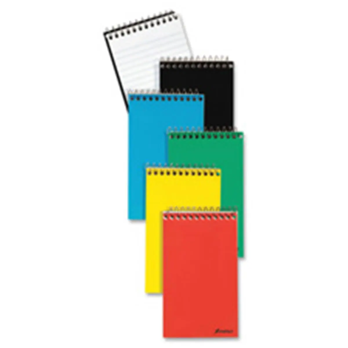 Esselte ESS25093 Wirelock Bind Memo Notebook - Top Spiral Binding - Narrow Ruled - 50 Sheets - 3 in x 5 in - Rigid Back - Assorted Notebooks for Easy Note-Taking, Everyday Use