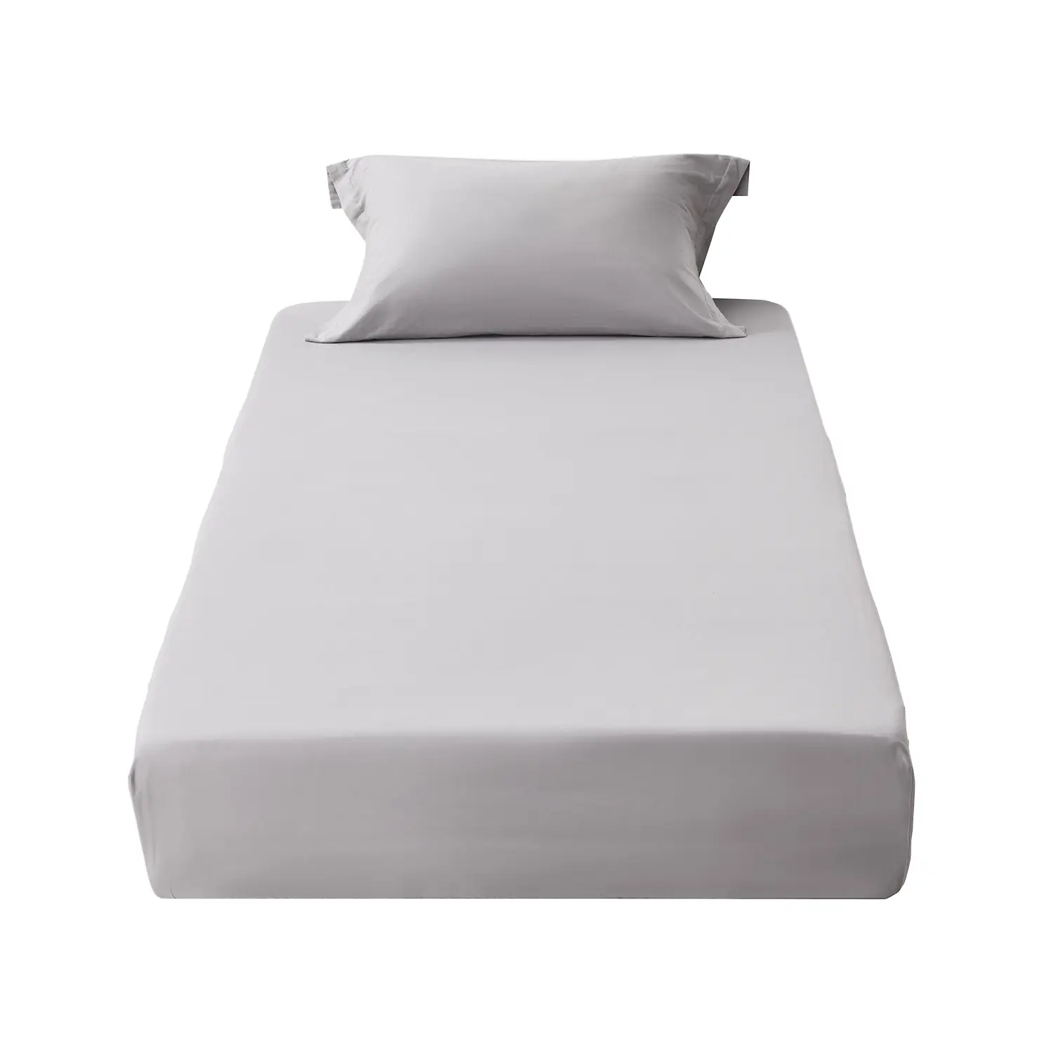【DealsForYouDays】VEVOR Fitted Sheet 1 Set of 2 PiecesTwin Size Elastic Fitted Sheet with High-Quality MicrofiberWear-Resistant & Breathable Twin Fitted Sheet with Single-Sided BrushingFit for 15 in Mattress