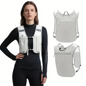 Lightweight Unisex Running Sports Vest, Multi-Functional Chest Storage Bag, Breathable Outdoor Jogging Equipment