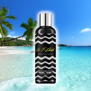 Sunless Tan Lotion, Quick-Dry Copper Color, Moisturizing Skincare, Waterproof, Contains Carrot and Coconut Oil, Vitamin A&e, Sunless Self Tanner