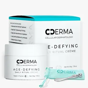 Cellular Dermatology Anti Aging Daily Ritual Cream with Red Seaweed Algae from France - 50g Facial Nourishing Skincare Moisturizers Sensitive Comfort Skin Repair cream face moisturizer forsensitiveskin moisturizer foroilyskin