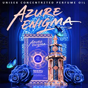 Blue Enigma Perfume Oil Stick for Men & Women, Mini Pocket Spray Scented Fragrance, Daily Use Fragrance, Long-Lasting Aroma, Portable Size, 3ML Bottle