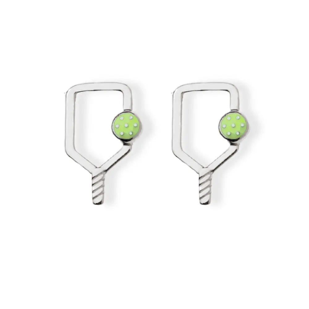 Color Pop Pickleball Paddle Stud Earrings - Pick Color