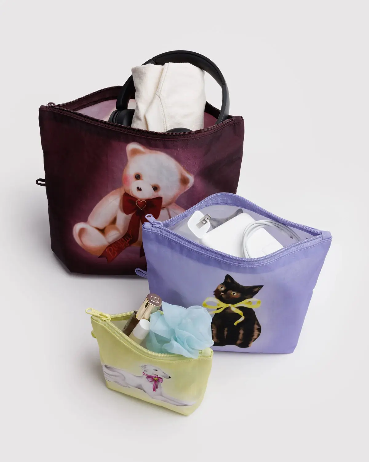 BAGGU- Go Pouch Set- Fancy Animals