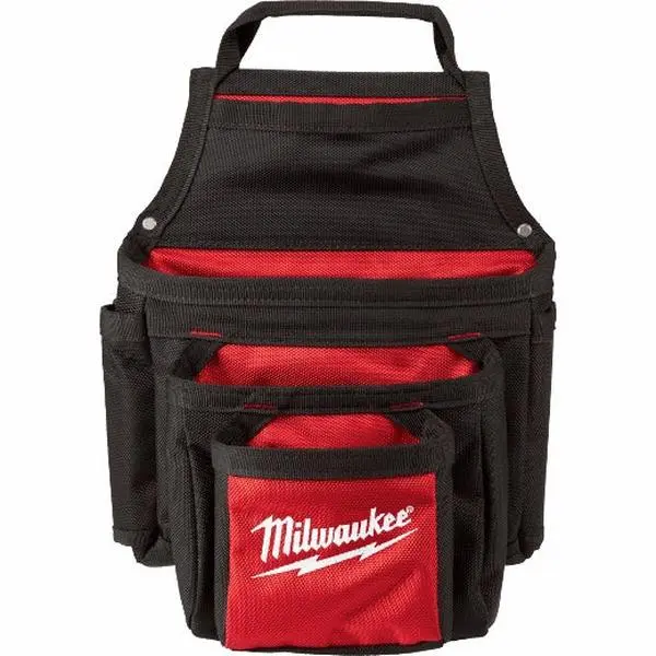 Milwaukee 48-22-8122 3-Tier Heavy Duty Nylon Tool Bag with Metal Hardware, Belt Slot, 5x Durable Design for Storage Organization Needs