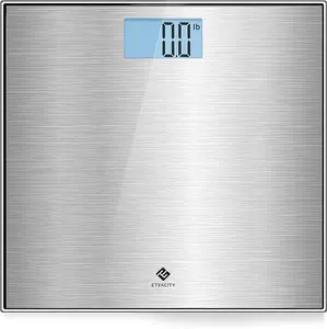 Etekcity Stainless Steel Digital Body Weight Scale with Step-On Technology, Large Blue LCD Backlight Display, 400 Pounds Capacity, Healthcare, EB9388H