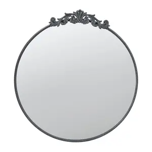 Vintage 36" Round Mirror by Valerie