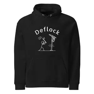 Unisex Stick Figure Deflock hoodie