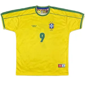 Retro Brazil 1998 Style Jersey #9 – Tribute to a Legend