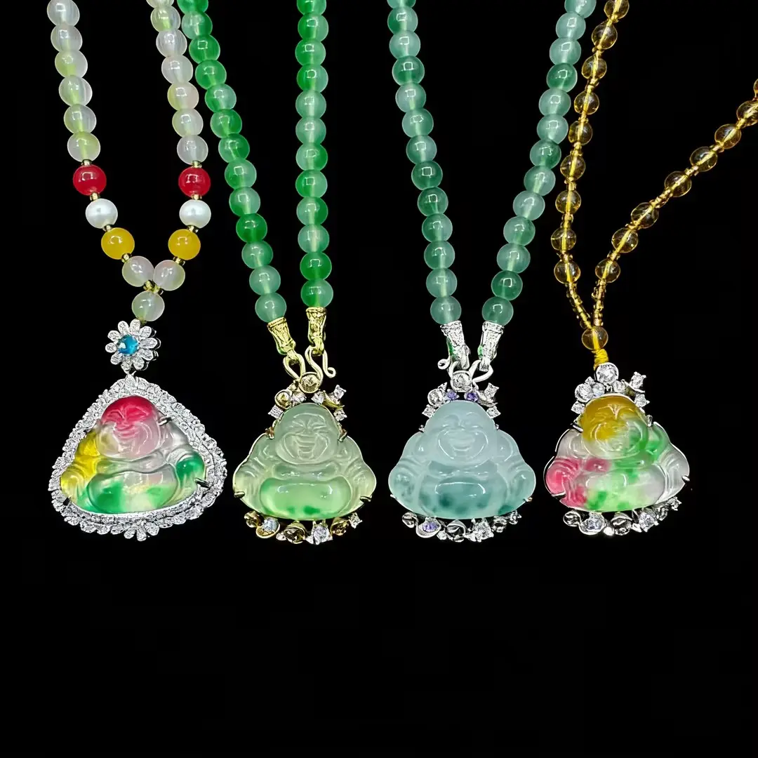 Jade Buddha Necklace with Small Size Pendant and Shiny Backing Elegant Design for Everyday Wear Natural Beauty and Versatility