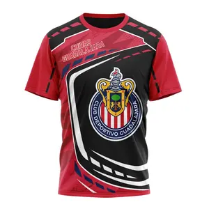 Personalized LLIGA Chivas Guadalajara Shirt 3D Special Design Concept Kits ST2301Fan Gear Mexico Soccer