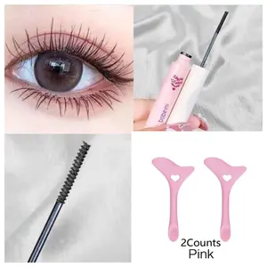 Eye Liner Guide Set + Fine Tip Mascara, Anti-Shake Eye Makeup Tool, Long-Lasting Mascara, Essential for Beginners, Lazy Makeup Kit