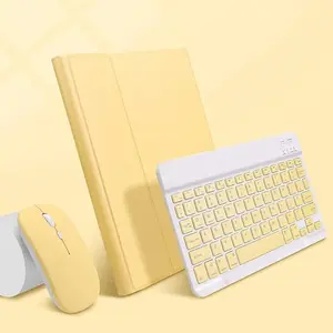 Tablet Keyboard with Mouse, 1 Count Detachable Keyboard with Pencil Slot, Tablet & Computer Accessories for iPad Pro 11inch 2th/3th/4th Gen 2020-2022 & iPad Air 4th/5th/6th Gen, Wireless Tablet Keyboard