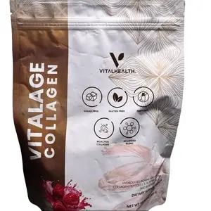VitalAge VitalHealth Organic Collagen Powder Supplement, Advanced Blend for Healthcare & Skin Care, 10 oz