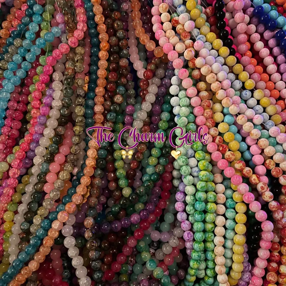 1 (80pc) Bead Strand For Diy Jewelry Making