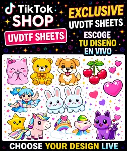 Exclusive UVDTF Sheets