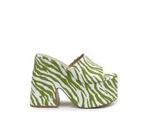 Raine Platform Zebra Print Heel