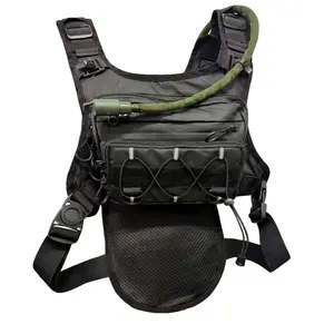 Outdoor Multifunctional Off-Road Bag, Travel Portable Hiking Backpack, Cycling Vest Pack, Fishing Bag, Tactical Chest Bag for Trail Running