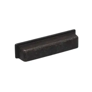 Rustic Black Iron Cup Pulls – Vintage Farmhouse Hardware