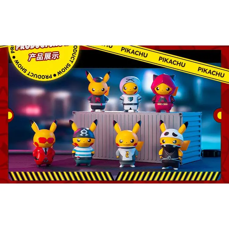 Pokémon Pikachu Villain Costume Series Figurine (Random)