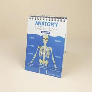 Anatomy Study Notebook with 100 Full-Color Diagrams for Students and Professionals Ideal for Physiology and Anatomy Learning Durable Spiral Binding Easy Flip Pages