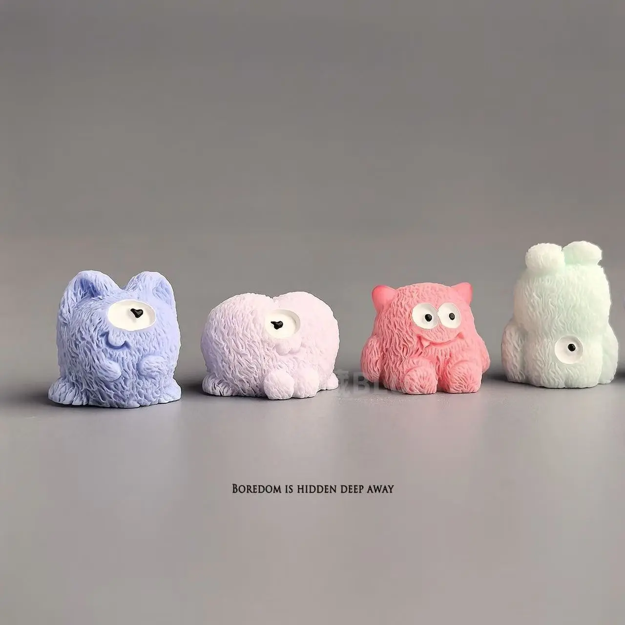 Kawaii Fluffy Monster Plush Night Light Soft Silicone Dimmable Warm Light Kids Bedroom Bedside Lamp Adorable Cartoon Animal Night Lamp Birthday Gift For Girls Boys