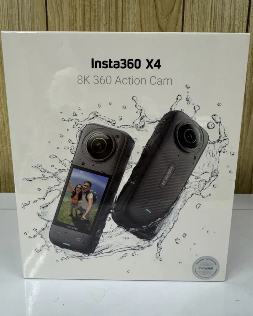 Insta360 X4 Standard Bundle 8K Waterproof 360 Action Camera 4K Wide Angle Video