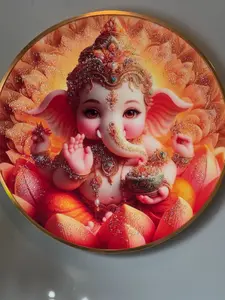 Ganesh Crystal Procelain Wallart Collection 'Ready to hang'