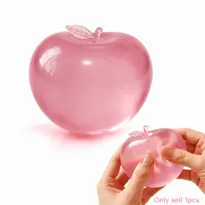 Apple Squishy,Mochi Squishy,Slow Rising Stress Relief,2026 New Realistic Apple Shaped Squeezes Balls,Soft Cute Fruit Anxiety Relief Dough Decompression Gift
