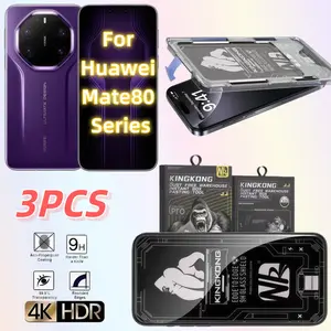 3-Pack Nk Gorilla Screen Protector Film, Compatible with Huawei Mate80 Series, High Clarity Tempered Glass, Easy Install Anti-Scratch