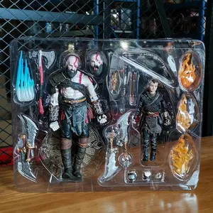NECA God of War Kratos & Atreus Action Figure PVC Toys Collection Model Doll 2-Pack popular