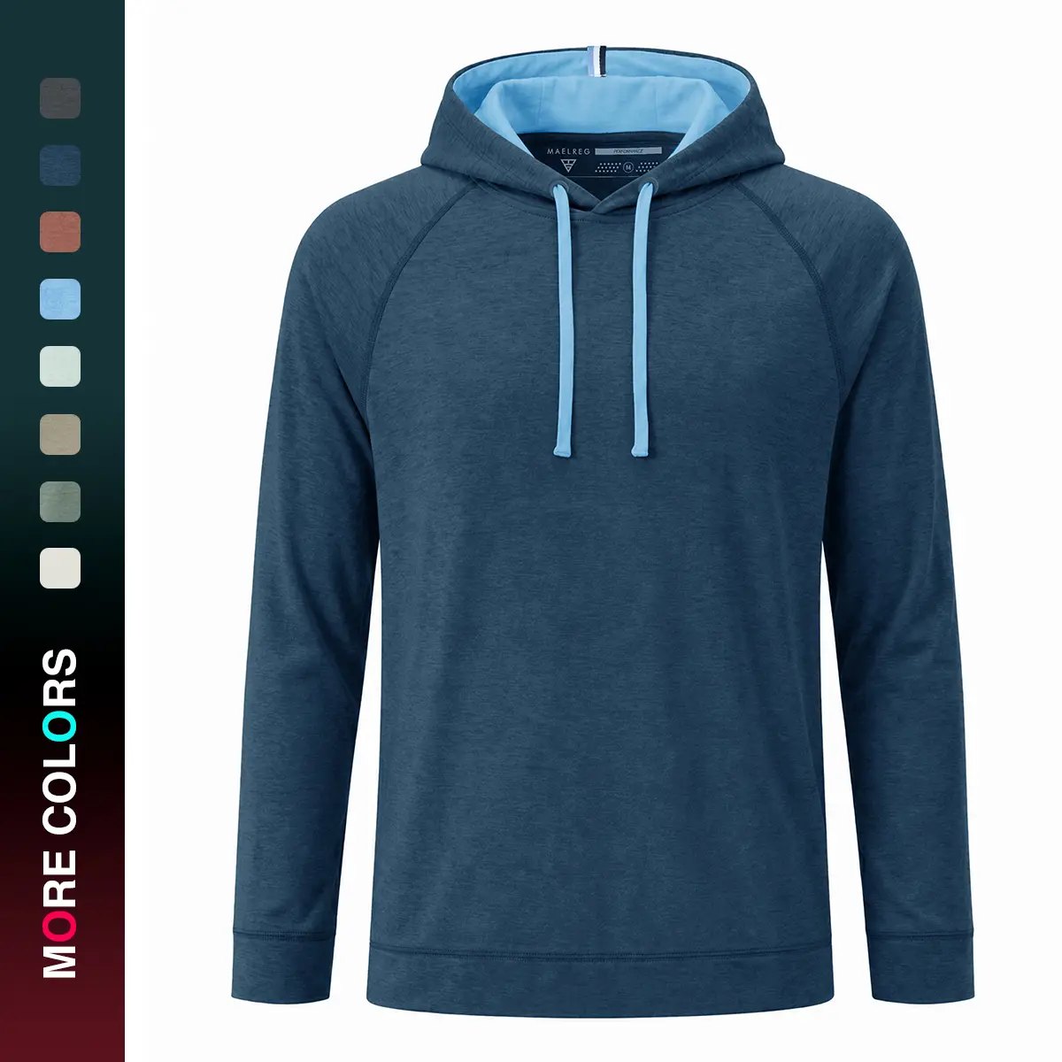MAELREG Hoodies for Men Moisture Wicking Performance Heather Golf Athletic Midlayer Mens Hoodies Pullover Sweatshirt