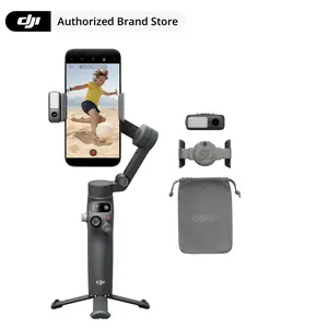 DJI Osmo Mobile 7P 3-Axis Gimbal Stabilizer, Built-in Extension Rod & Tripod, Native Tracking with Fill Light, One-Tap Edit, 10H Battery, Support Phone Charging for iPhone & Android
