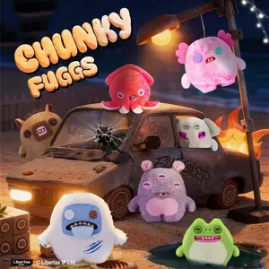 Fuggler CHUNKY FUGGS Series 15" Plush -  Soft and perfect for hugs Fashionable gifts tiktokshopspringglowup