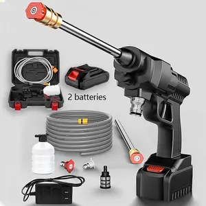 Portable Cordless Pressure Washer – Rechargeable High-Pressure Cleaner for Car, Garden, Pool & Home Use with Accessories