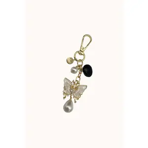 Pearl Butterfly Charm