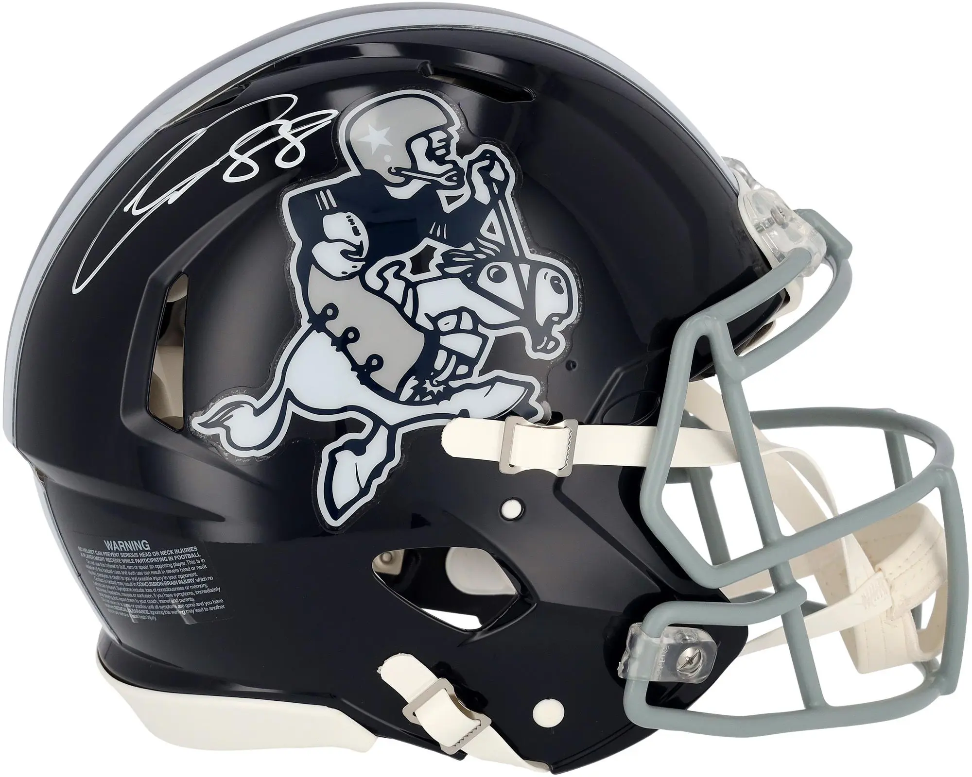 CeeDee Lamb Dallas Cowboys Autographed Riddell Cowboy Joe Speed Authentic Helmet - Fanatics Authentic Certified