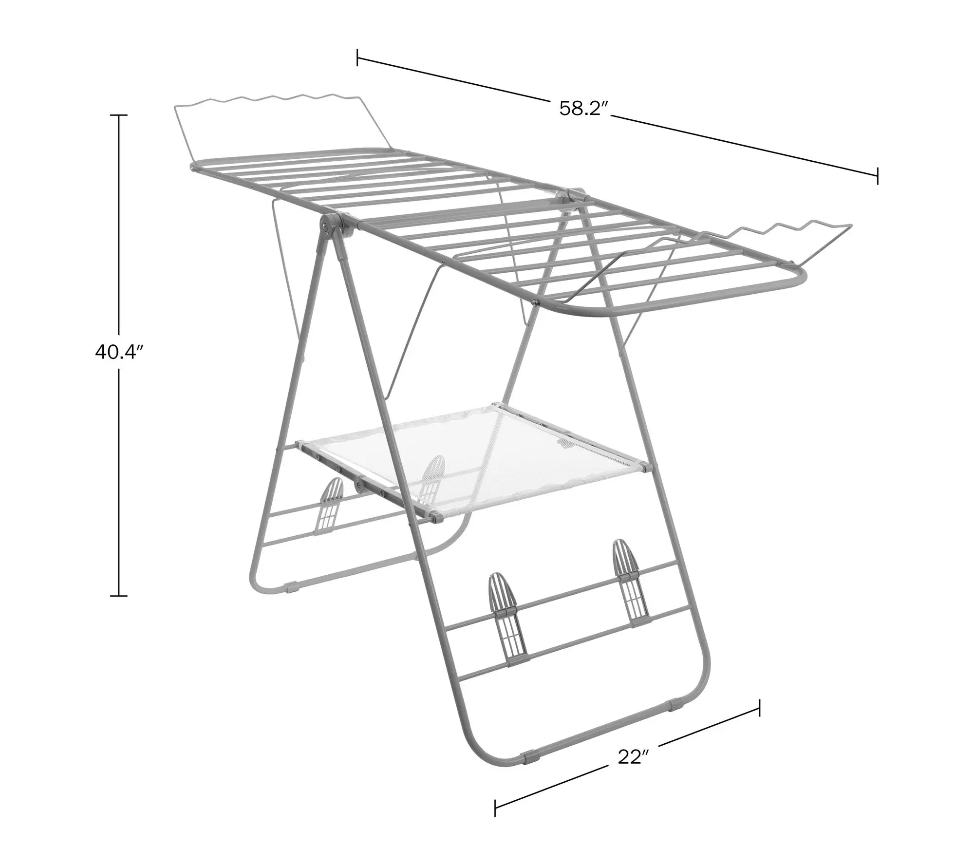 Everyday Home Indoor/Outdoor Portable Laundry Rack