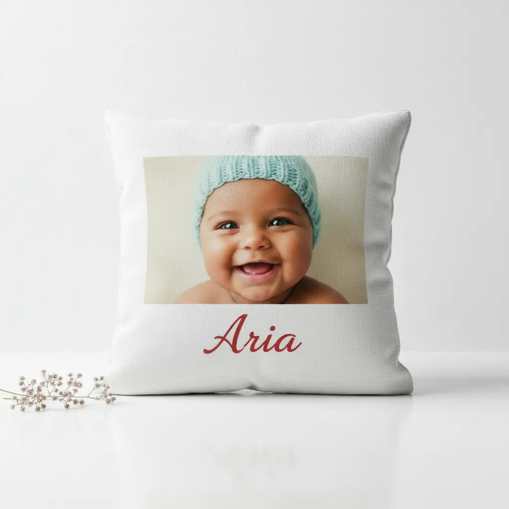 Custom Photo Pillow Personalized Keepsake Pillow