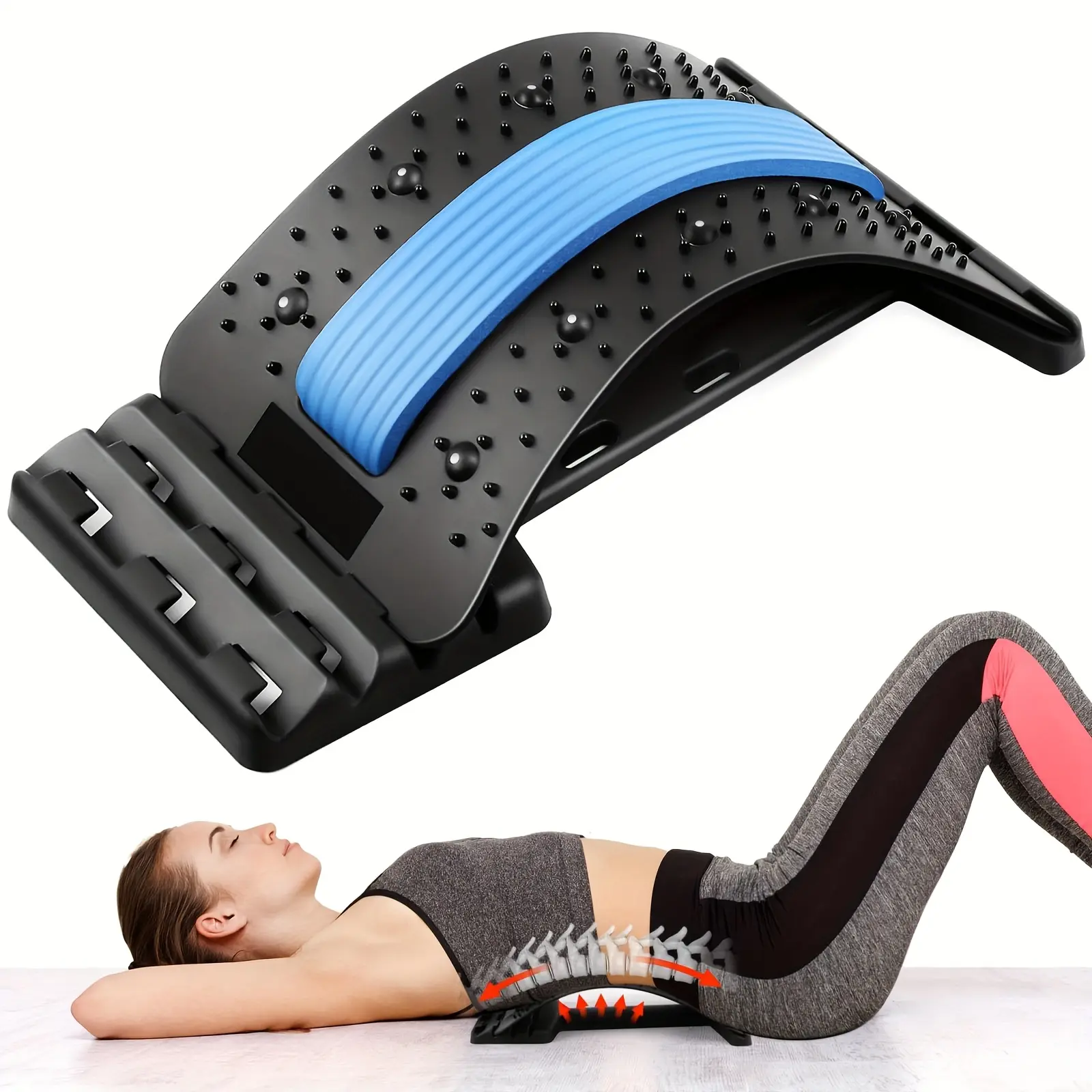 Lumbar Vertebra Soothing Device Lumbar Vertebra Prominent Tractor Lumbar Massage Cushion Lumbar Vertebra Stretching Artifact