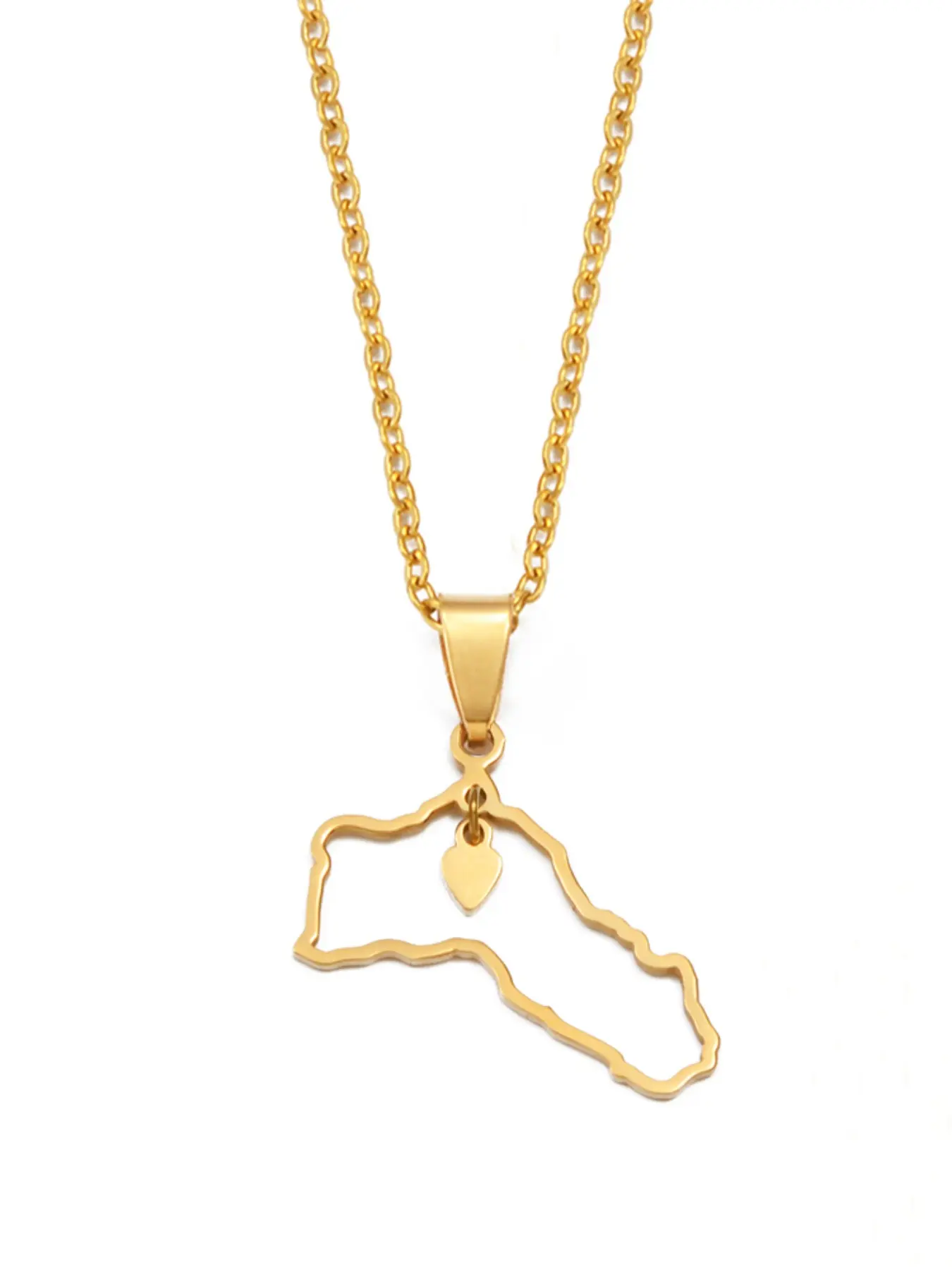 1 piece of Kurdish Pendant Necklaces for Women Girls Kurdish Jewelry Hypoallergenic Stainless Steel
