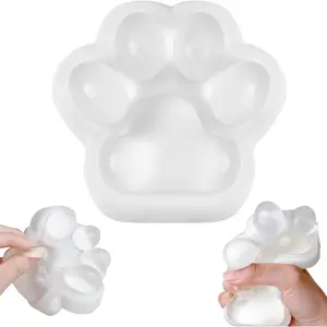 Cat Paw Design Squishy Toy, 1 Count Squeeze Toy, Stress Relief Toy, Soft High Resilience Squishy Toys, Funny Toys for Teenager & Adults, Kawaii Squishies, Stress Relief Fidget, Stress Relieving Accessory