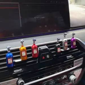 1pc Car Air Freshener Vent Clip, Car Perfume Clip, Creative Nitrogen Bottle Air Vent Decoration, Car Aromatherapy Diffuser, Auto Air Vent Car Interior Accessories, Car Fragrance