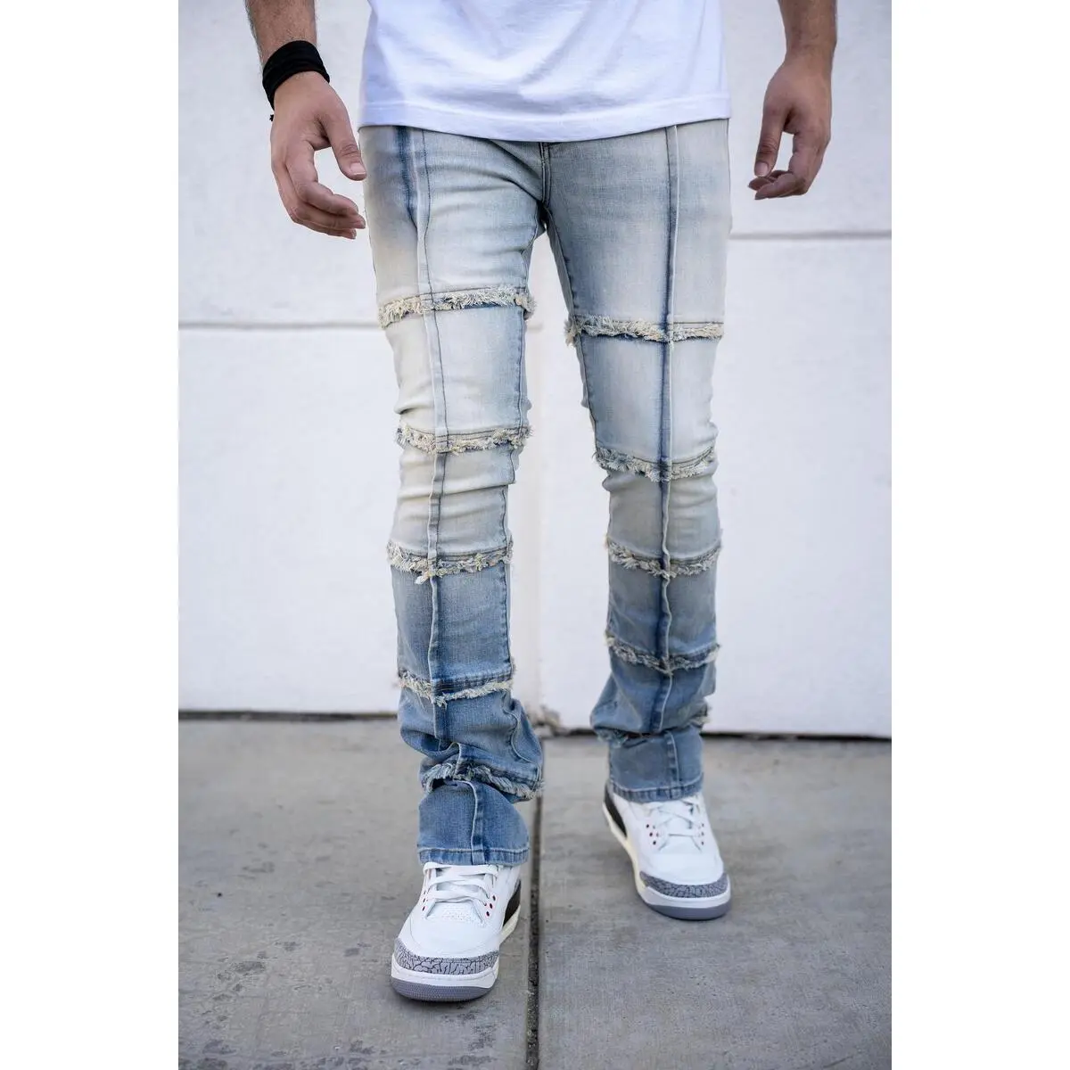 Reelistik nyc (light blue salvatore stacked premium denim jean)