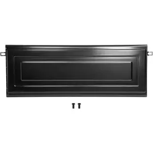 Rear Tailgate Compatible with 1954-1987 Chevy Chevrolet Stepside Pickup Truck Rear Tail Gate Electrophoresis Primed Black Steel