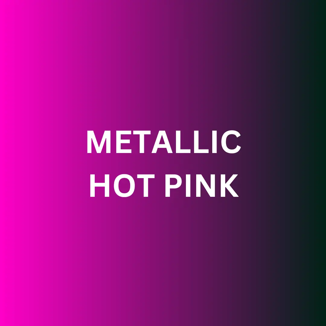 NEW 3D Chrome Puff Metallic Hot Pink Heat Transfer Vinyl - 9.75"-10" Width, Easy to Weed, 1 Press, Cold Peel, Cover Sheet, Firm Even Pressure, CPSIA Certified, Cricut Customized Craft Supplies for Children DIY Decorations