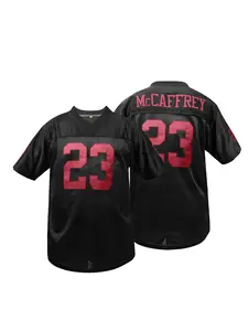 Men's #23 San Francisco Football Jersey, Name and Number Stitched, Loose Fit Breathable Comfortable T-Shirts, Athletic Top, Sporty Short Sleeve Casual Wear, Unisex Outdoor Sports Jersey All Seasons