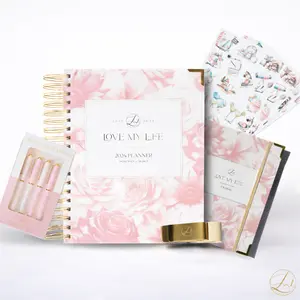 Love My Life 2026 Ultimate Planning Bundle - Planner, Journal, Pen Set, Pen Clip, Sticker Sheet - Exclusive Offer for Busy Moms Office Stationery Supplies