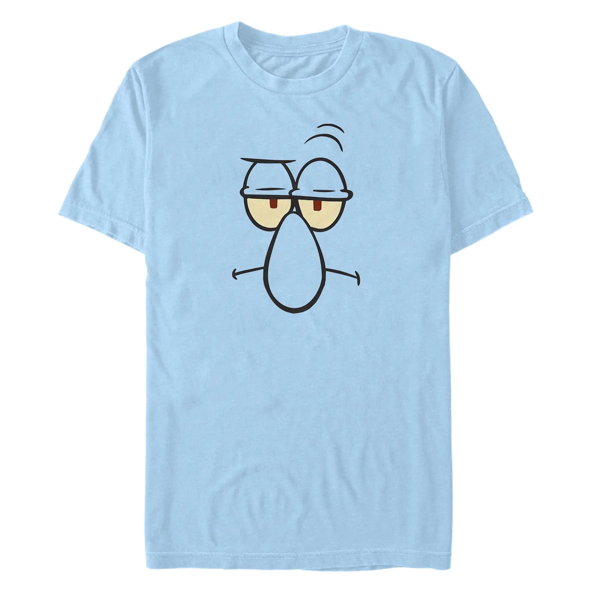 Men's SpongeBob SquarePants Squidward Face T-Shirt