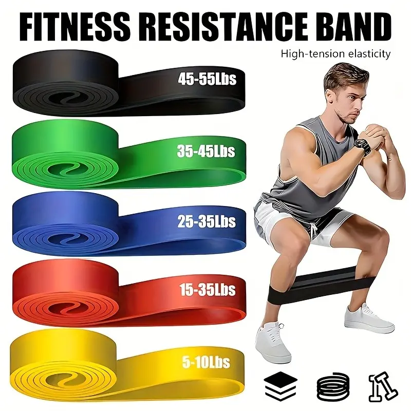 Astarye Resistance Band Set, Pull-Up Assist Strap, Exercise Bands, Workout Bands, Long Resistance Bands for Fitness, Training, Physical Therapy, Home Gym Equipment, Home Gym Gear, Working Out Equipment